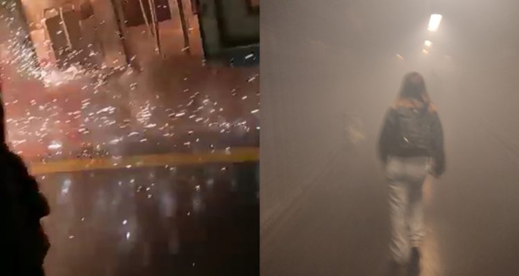 Dos mujeres lesionadas tras caer cuando huían de explosión en el Metro