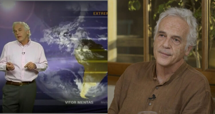 Luis Weinstein con los nombres falsos en El Tiempo de TVN y el mismo años después, recordando aquellos momentos.