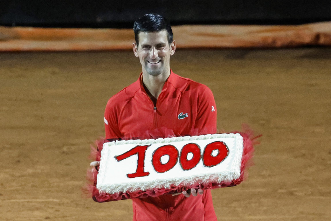 Novak Djokovic sumó su victoria 1.000 en el ATP.