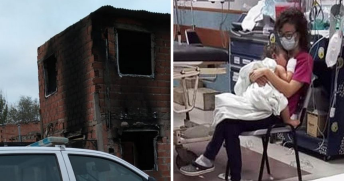 Padres salvaron a su bebé de incendio tras heroico acto