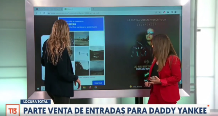 Chascarro en Canal 13