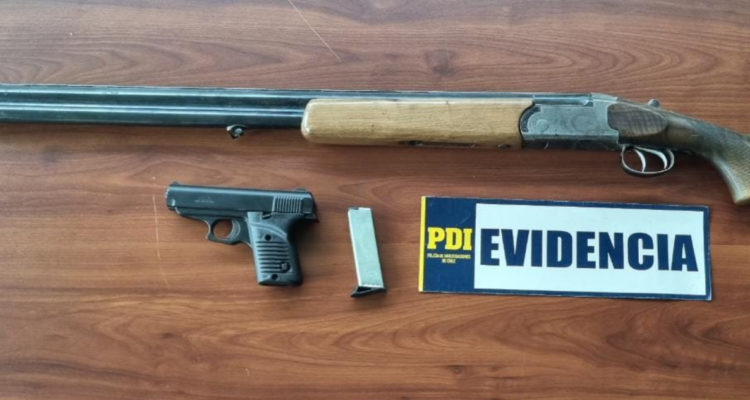 De pistolas hasta escopetas al menos 30 armas de fuego han incautadas en Malleco desde 2020