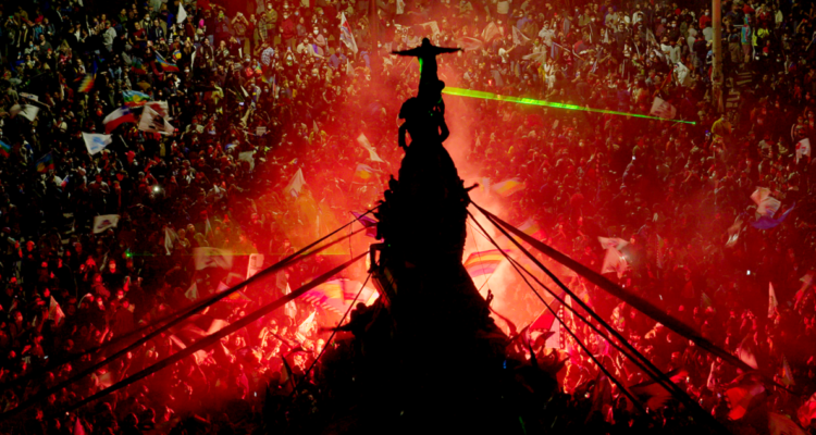 plaza baquedano llamada popularmente plaza dignidad