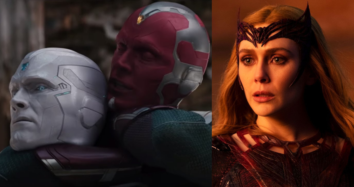 Visión y Visión Blanco en “Wandavision” | Scarlet Witch en “Doctor Strange 2”.