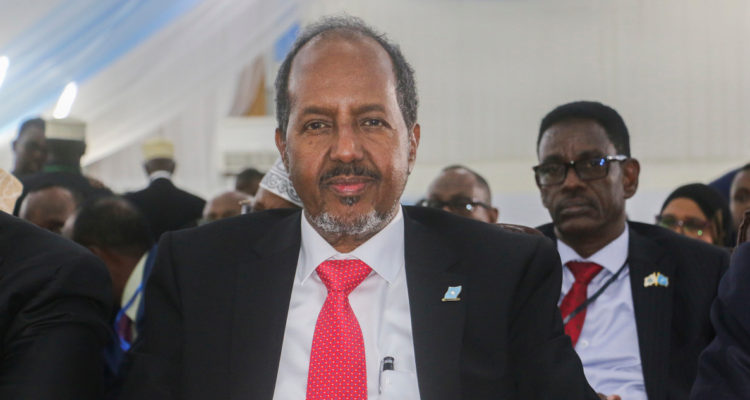 El expresidente Hassan Sheikh Mohamud.