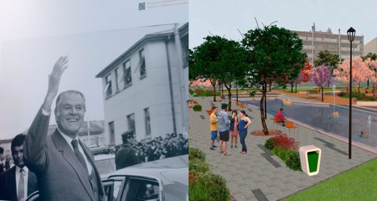 Providencia homenajeará al expresidente Patricio Aylwin con plaza que está siendo remodelada