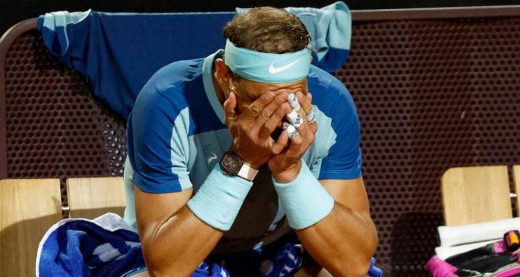 El dolor de Rafael Nadal en la ATP