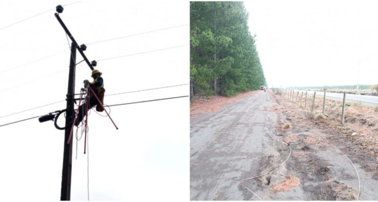 Robo de cable de cobre