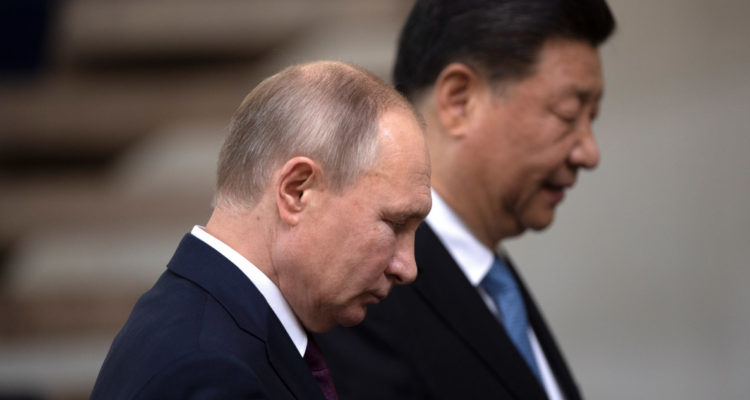 Vladimir Putin y Xi Jinping.