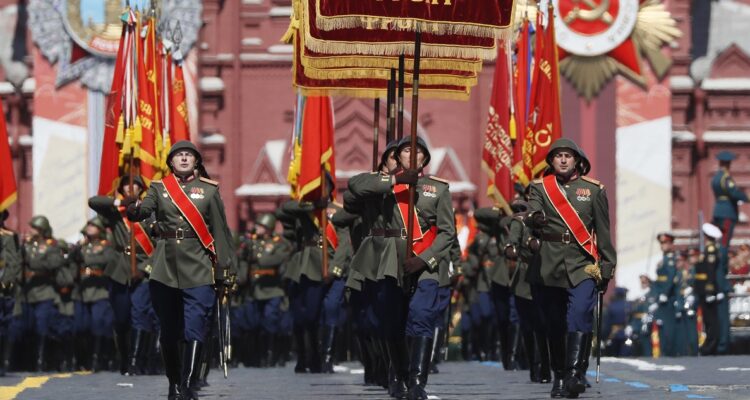 Parada militar rusa.