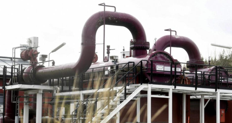 Ductos de gas en Europa.