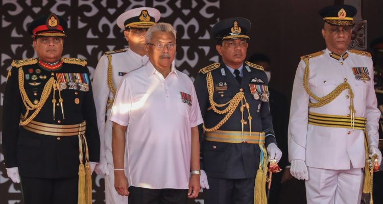 El presidente de Sri Lanka, Gotabaya Rajapaksa.