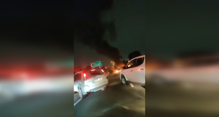 Manifestación de trabajadores subcontratados de Enap.