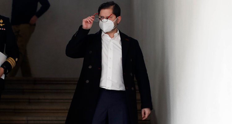 Gabriel Boric en La Moneda