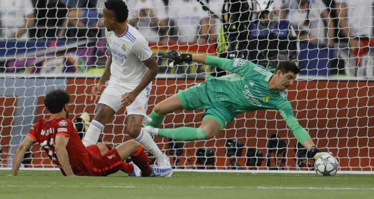 Thibaut Courtois en la final de Champions League.