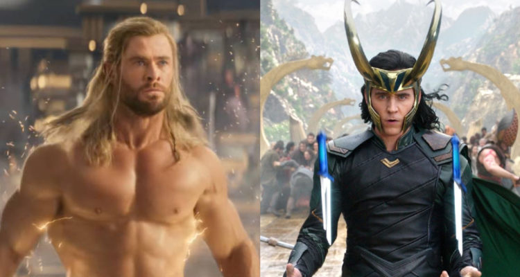 Thor recuerda a Loki con tatuaje en la espalda en Love and Thunder