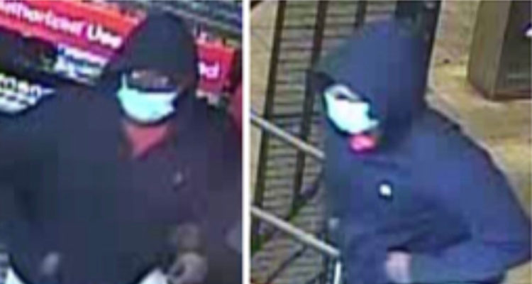Una captura de las cámaras de seguridad, que captaron al sospechoso.