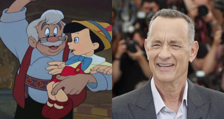 Tom Hanks como Geppetto en Pinocho
