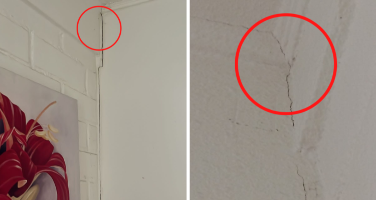 Vecinos acusan que obras del Puente Industrial ha generado “trizaduras” en las paredes de sus casas