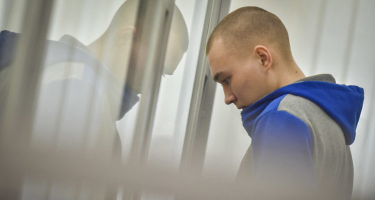 Vadim Shishimarin en el juicio.