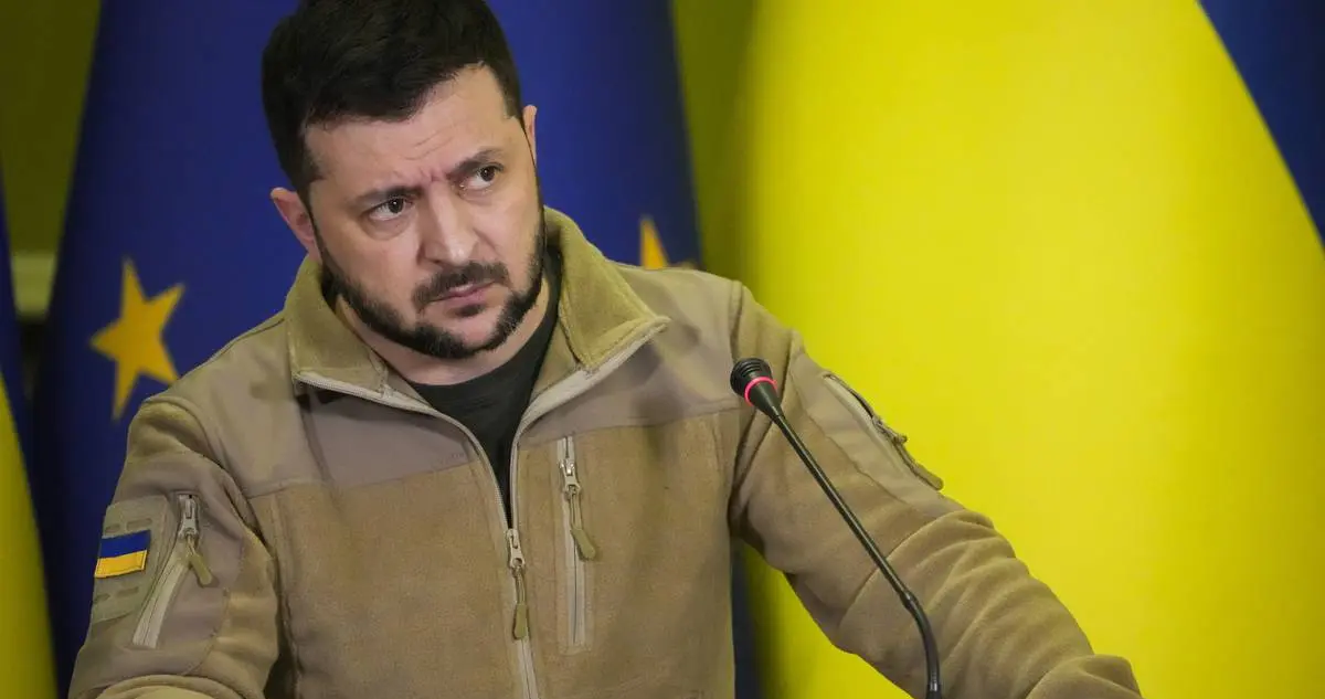 El presidente ucraniano, Volodímir Zelensky.