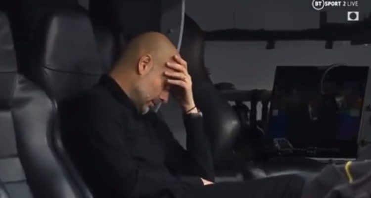 Guardiola y un video de su frustración tras derrota con Real Madrid en Champions