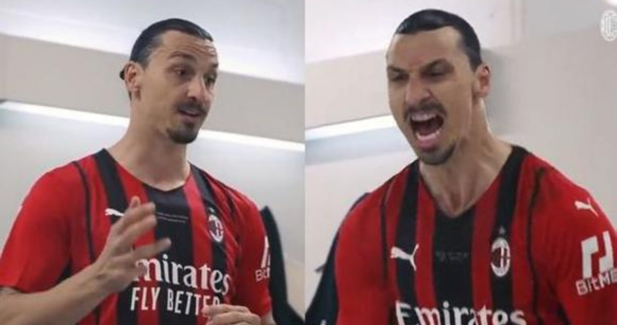 Zlatan y su mítica arenga s jugadores del AC Milan, tras lograr sl Scudetto