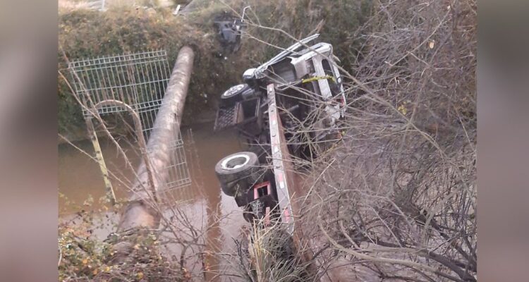 Accidente camión La Florida