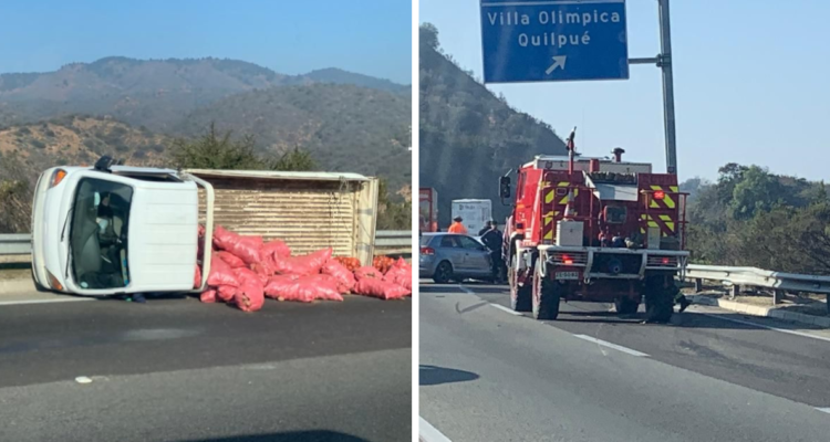 Accidente troncal sur Viña del Mar