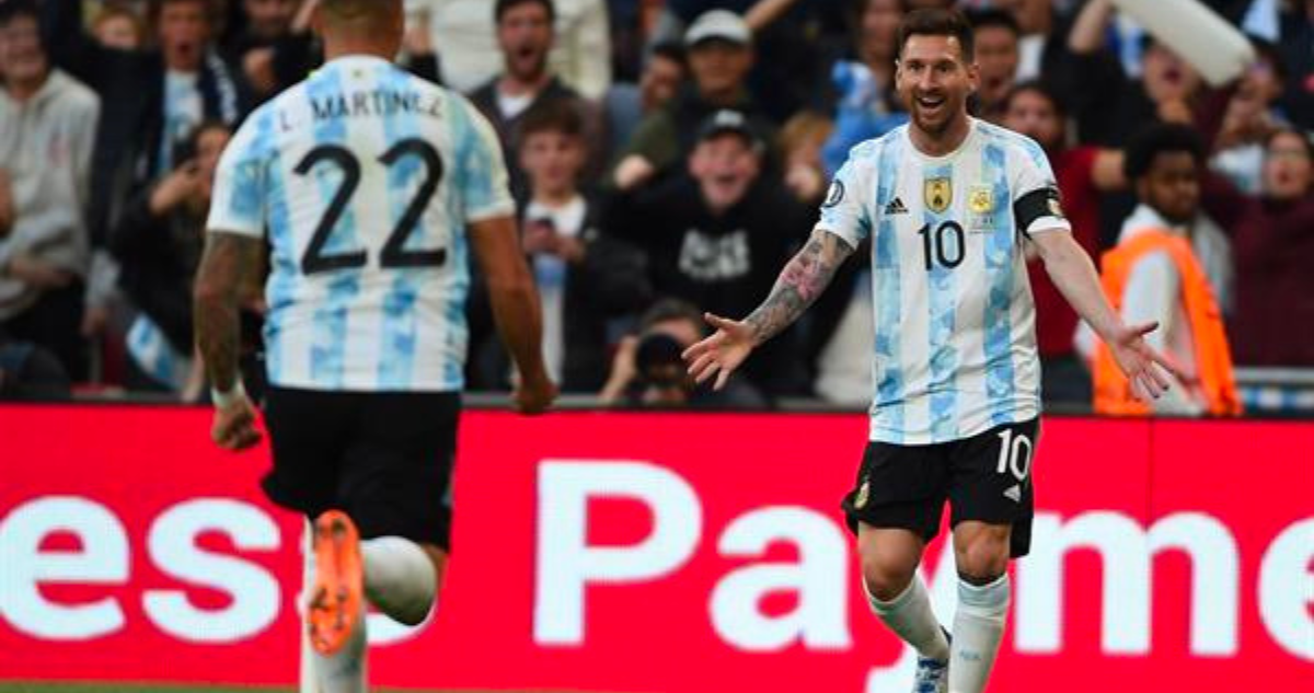 Argentina es campeón de la “Finalissima” ante Italia, en el estadio Wembley.