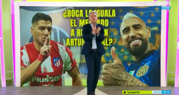 Arturo Vidal y Luis Suárez generaron ‘caliente’ debate en Argentina.