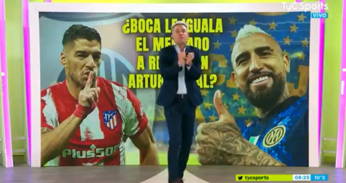 Arturo Vidal y Luis Suárez generaron ‘caliente’ debate en Argentina.