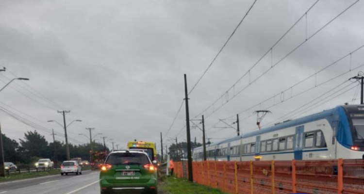 Una persona murió atropellada por el Biotrén en Coronel.