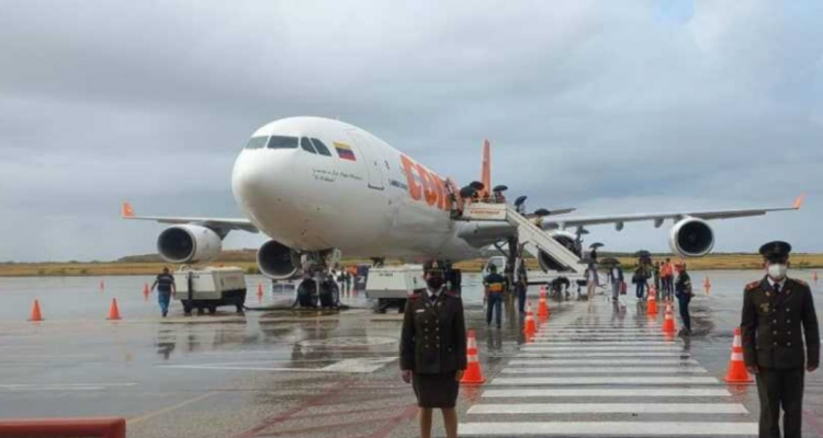 El nuevo avión adquirido por Conviasa a Mahan Air.