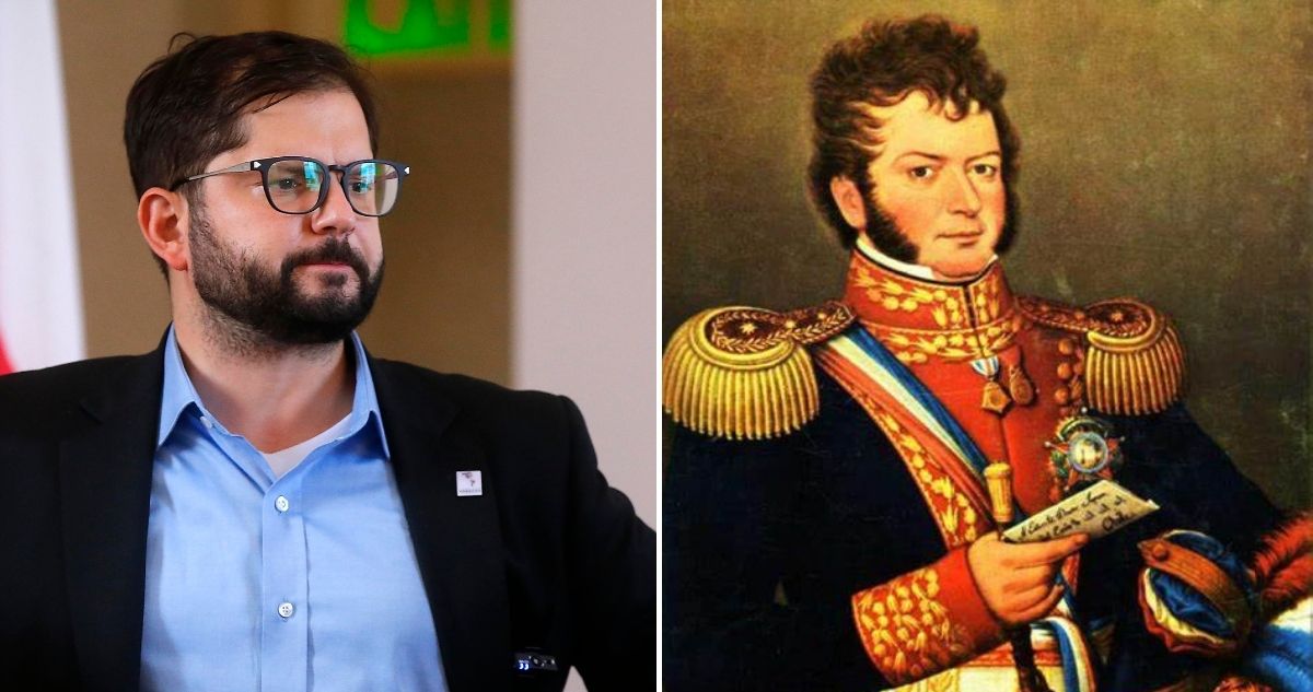 Boric cuadro de O’Higgins