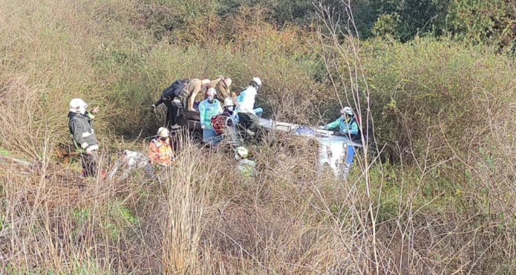 Microbús desbarranca en Talcahuano: reportan accidente con lesionados en bajada Los Copihues