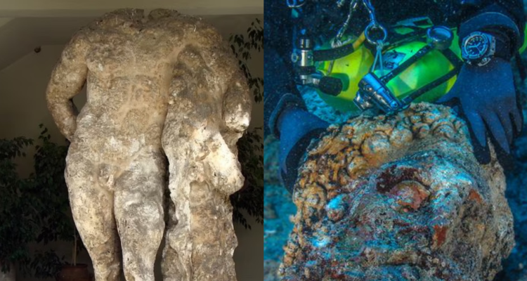 Posible cabeza de estatua de Hércules