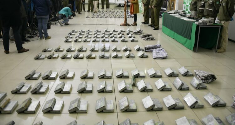 Incautan más de $10 mil millones en cocaína que era trasladada desde Bolivia hasta Santiago