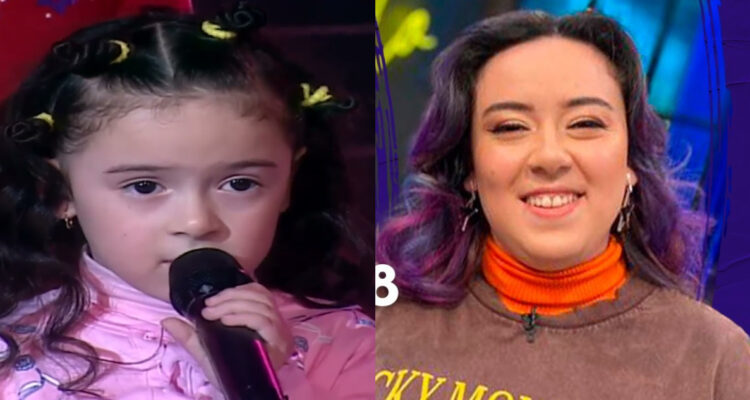 Christell a los 5 años y ahora