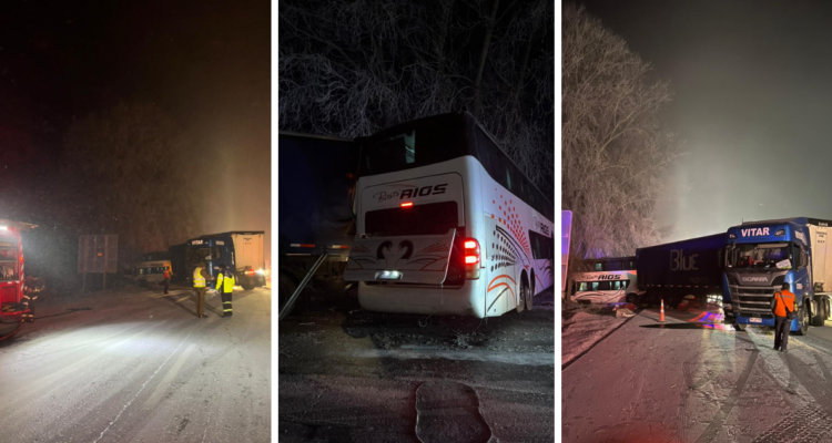 Colisión en Temuco.