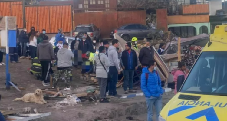 conductor pierde el control y atropella a 7 personas