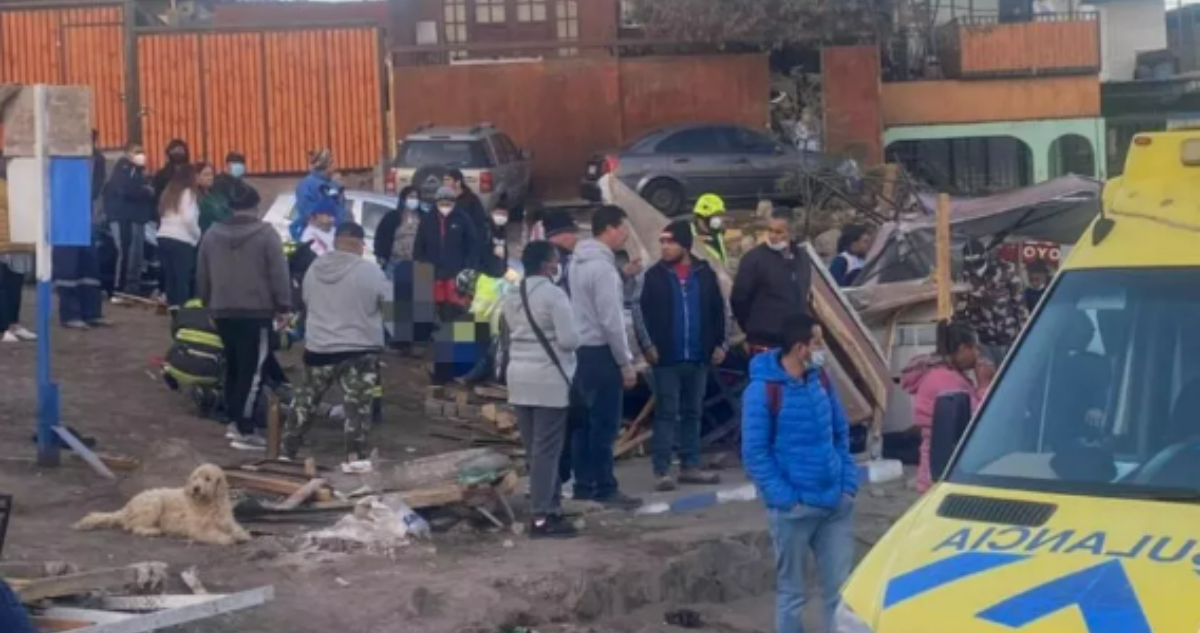 conductor pierde el control y atropella a 7 personas