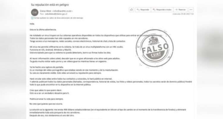 correo contenido sexual