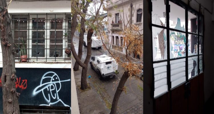 Incidentes y daños a casas de habitantes sector Liceo Aplicación