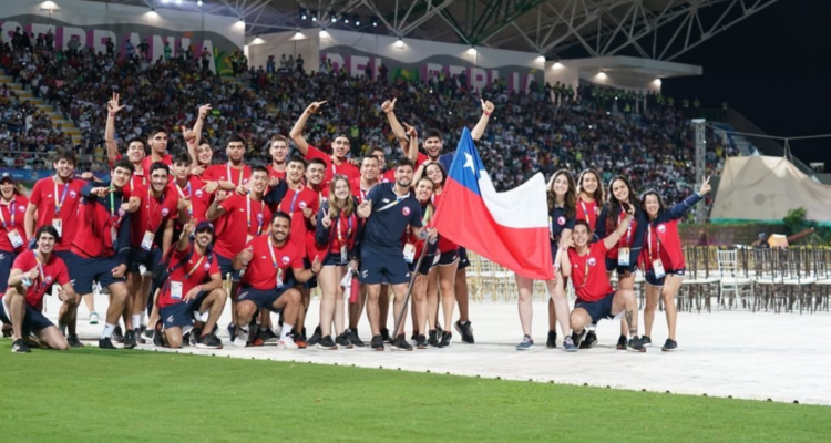 Delegación chilena en Valledupar.