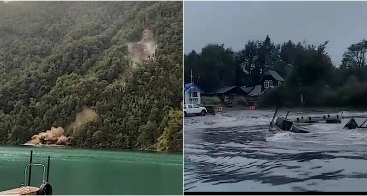 Deslizamiento de tierra genera tsunami
