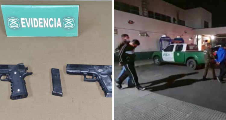 Detienen a dos menores por portonazo en Tomé