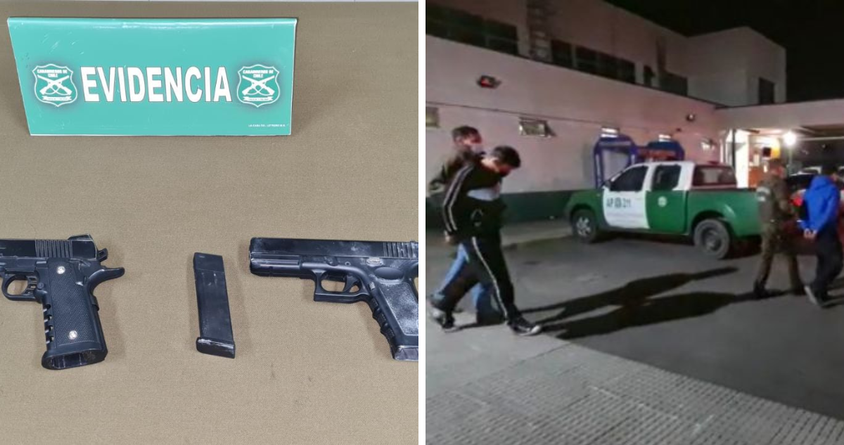 Detienen a dos menores por portonazo en Tomé