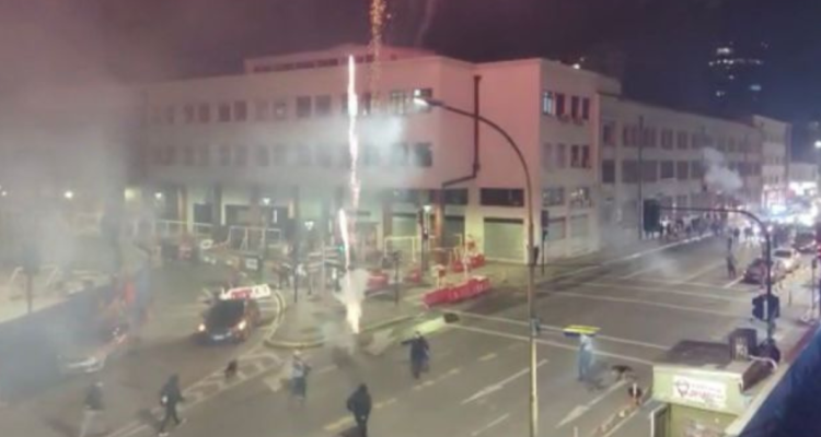 Grupo de hinchas de Fernández Vial causan disturbios en Concepción