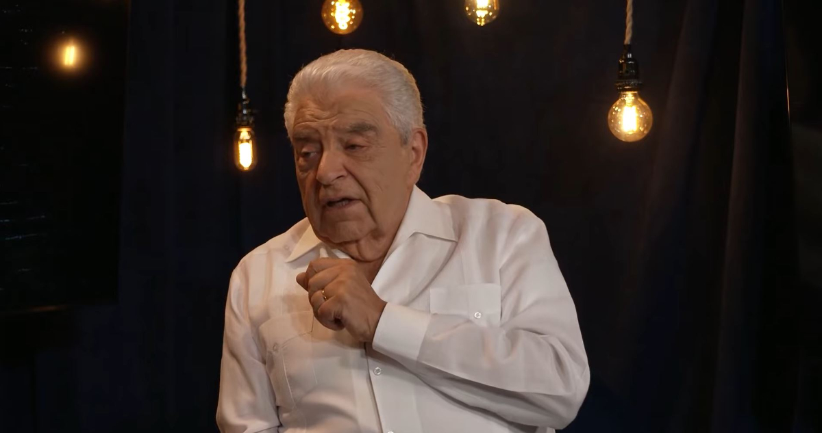 Mario Kreutzberger recordando el mensaje de su hijo.